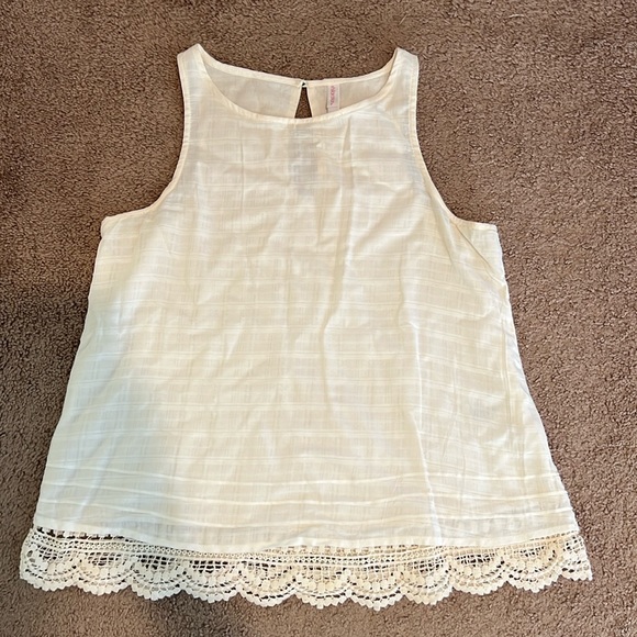 Xhilaration Tops - Xhilaration White Tank Top